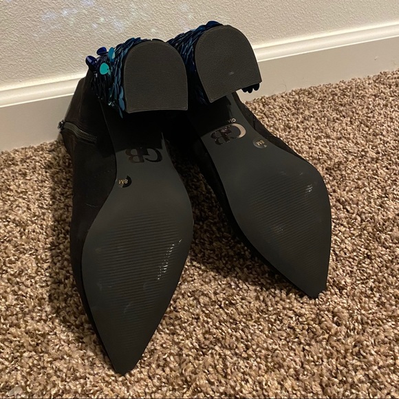 GIANNI BINI BOOTIES WITH SEQUIN HEEL - Picture 4 of 4